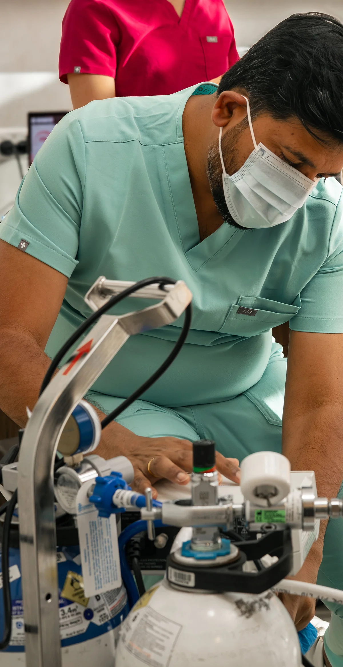 IV cannula for conscious sedation