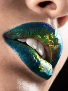 Blue Green Lips