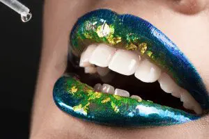 Blue Green Lips 2